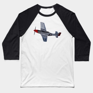 Fighter-bomber cartoon illustration Baseball T-Shirt